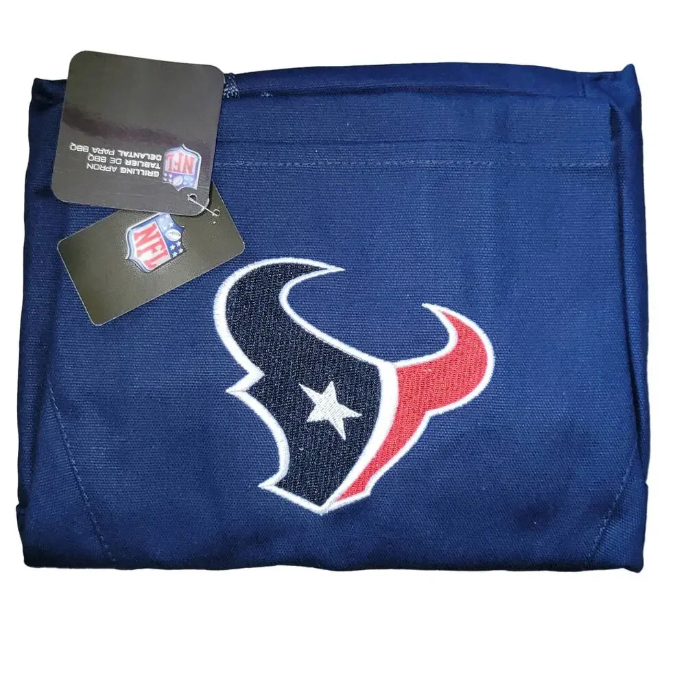NFL Houston Texans apron with bottle holder and bottle opener new